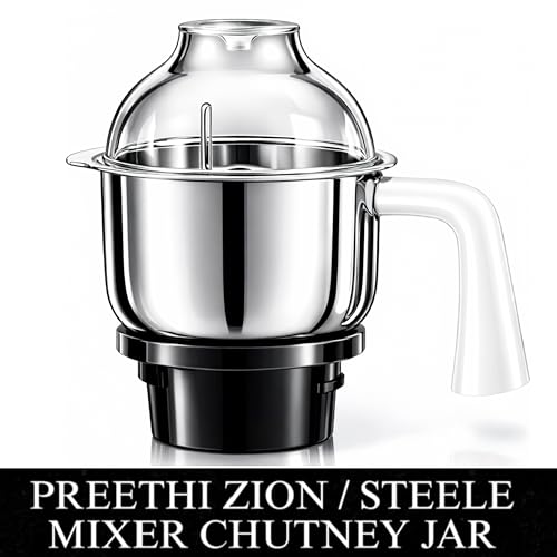 Image of 100% Compatiable for Zodiac, Steele Mixer Grinder | Replacement for preethi Zodiac Mixer Jar | Preethi Steele Mixer Jar | 1 Year Guarantee