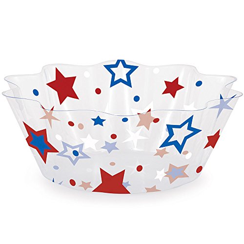 Creative Converting Patriotic Stars Plastic Serving Bowls #TOP4