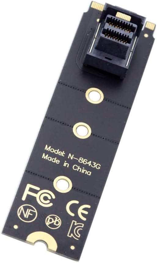 cablecc U.2 Kit SFF-8639 NVME PCIe4.0 SSD Adapter 22x80mm for Mainboard SSD 750 p3600 p3700 M.2 SFF-8643 Mini SAS HD