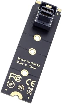 cablecc U.2 Kit SFF-8639 NVME PCIe4.0 SSD Adapter 22x80mm for Mainboard SSD 750 p3600 p3700 M.2 SFF-8643 Mini SAS HD