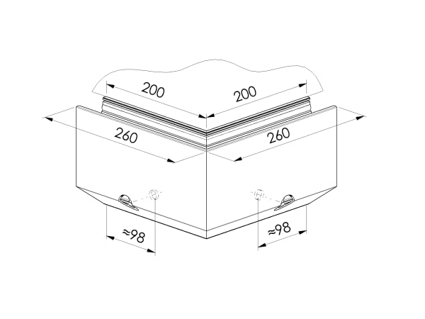 Profilé d'angle extérieur aluminium anodisé 90° Sellon24 AL/0011-LIGHT - 2