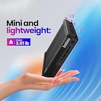 Lenovo ThinkStation P3 Tiny Desktop Computer, Intel Core i5-14500 vPro (14-Core bis zu 5.0GHz), 16GB DDR5 RAM 512GB NVMe SSD, Win 11 Pro, Mini PC Desktop Workstation für Engineering, Creative – Ansicht 5