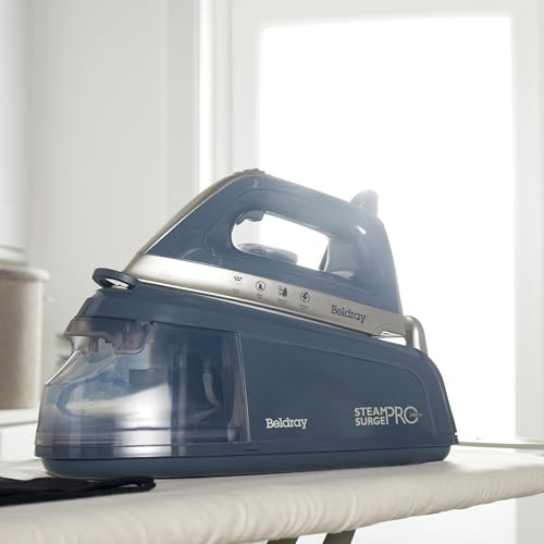 Beldray BEL01137TT Titanium Steam Surge Pro Iron – Steam Station with XL 1.2L Water Tank, Steam Iron with Ceramic Soleplate, Variable Temperature Control, Locking System, Anti-Calc Function, 2400 W - Image 8