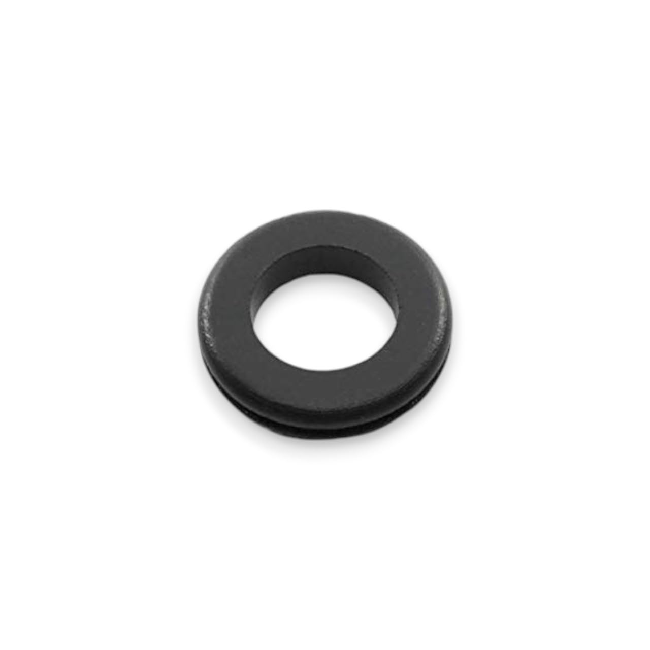 Pkg of 12 - Push-in Grommet - SBR Rubber- Fits Panel Hole 1 3/8" Inch, Inner Diameter 1", Fits Panel Thickness 3/32"