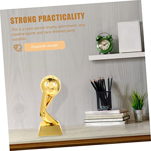 Hemoton 1 Peça De Decoração De Futebol Troféus De Futebol Para Crianças Troféu De Futebol Prêmio De