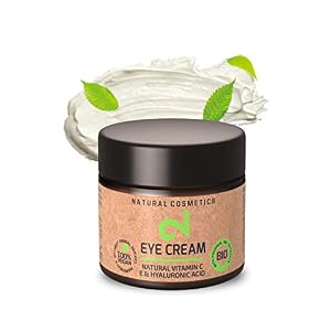 DUAL Eye Cream | Crema Para Ojos Natural y Vegana | Vitamina C y Ácido Hialurónico | Microalgas y Brócoli | Para…