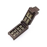SOT23-3 5 6L Kelvin Burn-in Socket Width 1.7MM Burn in Adapter Gold-Plated