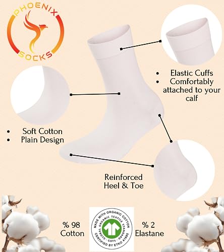 Image of Women's 3 Pairs Cotton Crew Midcalf Socks, Soft & Comfortable Dress Hosiery in Pastel Colors (36 /40)