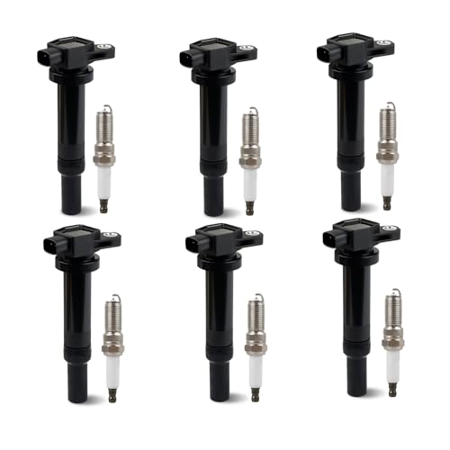 MACARLON 6PCS Ignition Coil Pack and Spark Plug Hyundai