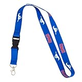 Desert Cactus SMU Mustangs Lanyard with Snap Buckle (Blue)