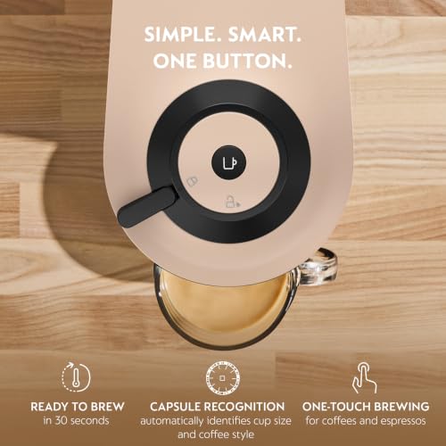 Image of Nespresso Vertuo Pop+ Coffee & Espresso Maker by De'Longhi, Beige