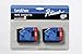 2/Pack 1/2" (12mm) Red on Clear P-touch TC Tape for Brother PT-10, PT10 Label Maker