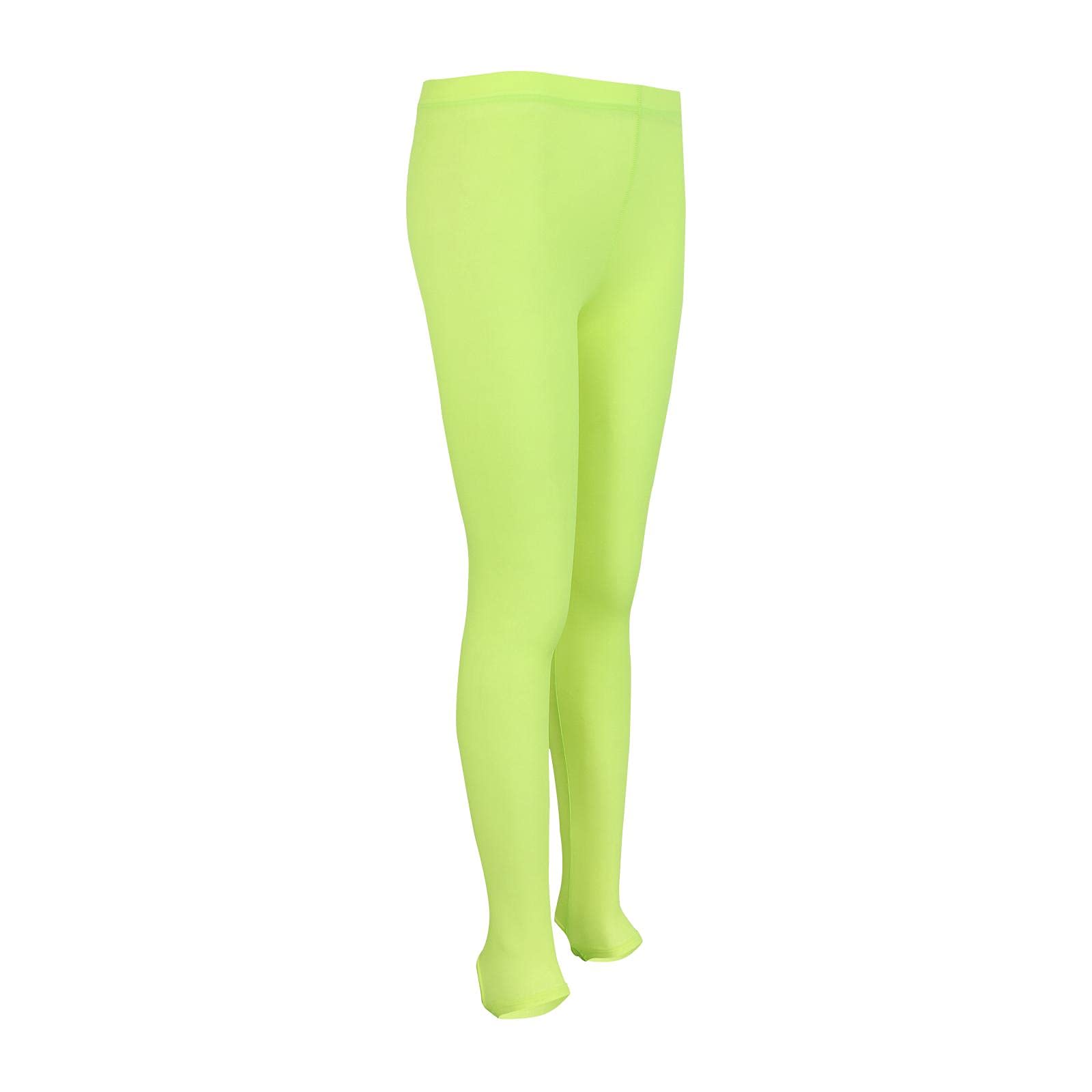Women's Leggings Pants Cool Ice Silk Breathable step on yellow M-image-46