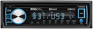 BOSS Audio Systems 750BRGB Car Stereo - Single Din, Bluetooth, CD MP3 USB