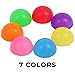 Capsule Vending Machine Colored Round Capsules Empty 50 pcs 1.26 inch - Gumball Machine Capsules Bulk Party Favor Containers - Easter Basket Stuffers Birthday Gifts Pinata Stuffers DIY Craft Supplies