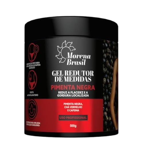 Gel Redutor De Medidas - Pimenta Negra - 500G - 4351, Morena Brasil