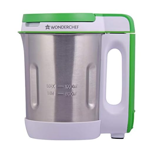 Wonderchef 63152796 140-Watt Soup Maker (Silver/Green)