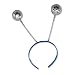 Blue Head Bopper With Silver Balls