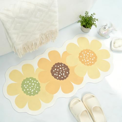 Minimalist Style Microfiber Bathroom Mat - Super Absorbent Quick Dry