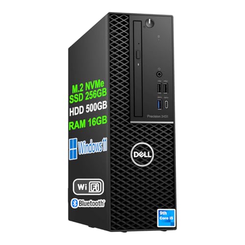 �f�X�N�g�b�v�p�\�R�� �f�� Precision 3431 SFF ���[�N�X�e�[�V���� Windows11 ������ ��9���� Core i5 9500 ������16GB ��e�� ���� M.2 NVMe SSD256GB + HDD 500GB �b���N�� WIF