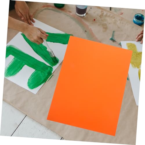 ADOCARN 50 Folhas papel artesanal criatividade artesanato cartões em quadro de lona circular cartoli