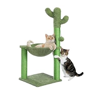 PAWZ Road Kaktus-Katzenbaum mit Hängematte