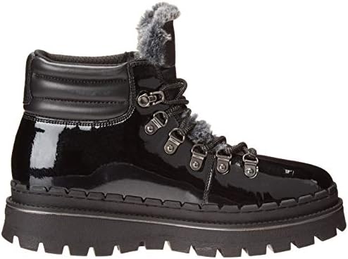 Skechers Women's Jammers Fashion Boot, Black Patent, 7 | Image 5