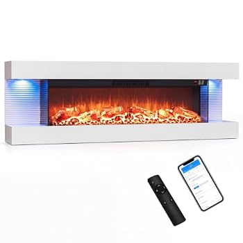 CHIMENEA ELÉCTRICA DE PARED COSTWAY