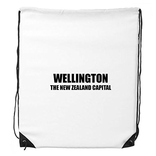 DIYthinker Wellington Nya Zeelands huvudstad dragsko ryggsäck shopping sportväskor gåva