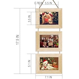 4x6 Wall Hanging Picture Frames Collage with 3 Opening Frames, Poster Frames, Gallery Wall Frame Set Collage Natural Frames 4×6 Wall Hanging Picture Frames Collage with 3 Opening Frames Poster Frames Gallery Wall Frame Set Collage Natural Frames