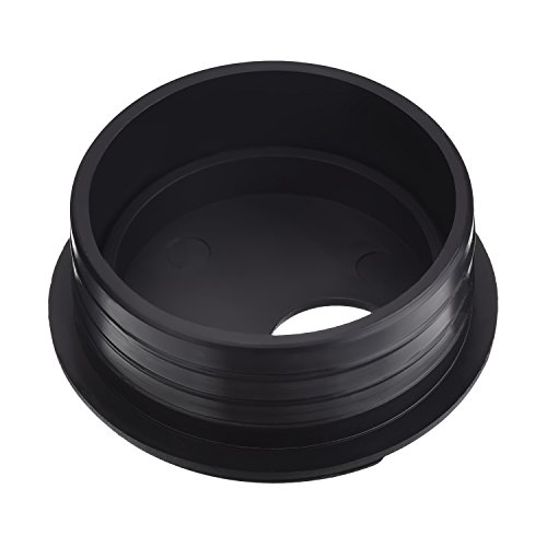 BBTO 45 mm Schwarz Schreibtisch Grommet Kabel Kabel Draht Tülle PC Computer Schreibtisch Kunststoff Ösen Kabel Ordentlich Draht Loch Abdeckung Draht Organisatoren (6 Packung)