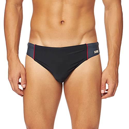 Haute pression 416, Slip Homme, Noir (Noir/Gris/Rouge), XXX-Large (Taille Fabricant: 48)