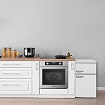 Galanz GLR31TWEER Réfrigérateur compact rétro, Mini Réfrigérateur avec portes doubles, Thermostat mécanique réglable avec congélateur, blanc, 3.1 Cu FT