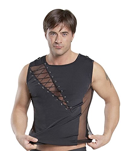 Tshirt en noir transparent et laçage idéal pour vos sorties nocturnes