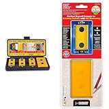 Calculated Industries 8105 Blind Mark Drywall Electrical Box Locator Tool & 8120 Plug Mark Drywall Electrical Box Cutout Locator for Existing Electrical Outlets