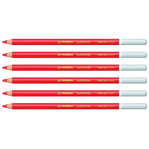 Stabilo Crayon pastel CarbOthello crayon simple vermillon 1x - vue 1
