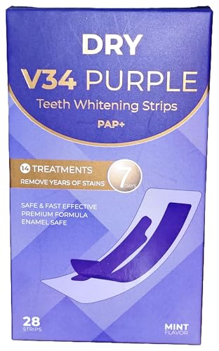 Image of Teeth Whitening Kit - 14-Day Pap Whitening Strips for Sensitive Teeth, No Sensitivity