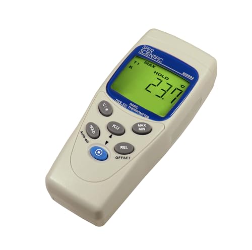 Sper Scientific 800004 Basic Thermocouple Thermometer, Type K/J