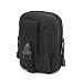 Tactical Waist Pack Multi-Purpose Tool Holder Pouch Durable Utility Army Camo Molle Bag with Zipper Nylon Tool Holder EDC Pouch Mobile Phone Belt Bag for Military Camping Hiking BackpackHGJ08-US Black
