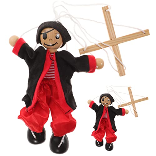 Marionette Puppets Marionette String Puppet Pirate Toy Kids Toys 10 Pcs Performance Puppets Pirate String Puppets Unique Puppet Toys Wood, Child Small Toy Lift The Thread #TOP6