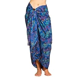 PANASIAM Sarong B026 Motley blue, L
