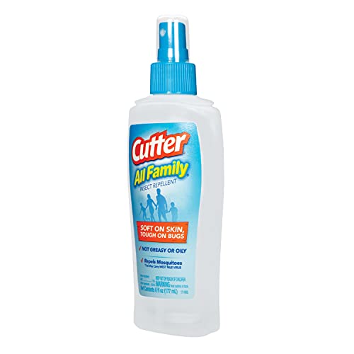 Cutter All Family Insect Repellent, Mosquito Repellent, Repels Ticks, Gnats, Fleas And More, 7% Deet (Pump Spray) 6 Ounce #TOP3