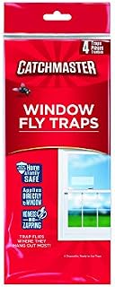 Catchmaster Bug & Fly Clear Window Fly Traps - Pack of 12 Traps
