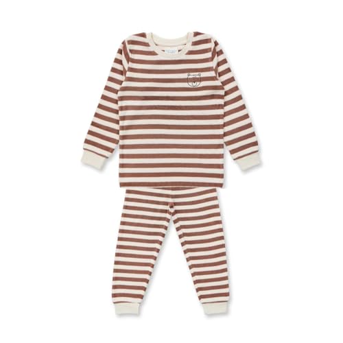 Sense Organics Kinder Frottee Ringel Pyjama Bio Baumwolle GOTS...