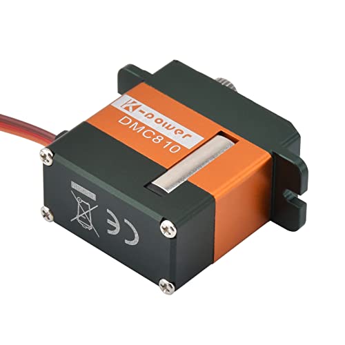Dmc810 2Kg/0.03Sec Digital Servo Motor,Titanium Gear Rc Servo For Rc 450 500 Helicopter,Full Aluminum Case Servo,Mini Servo For Rc Airplane/Helicopter/Car/Boat #TOP6