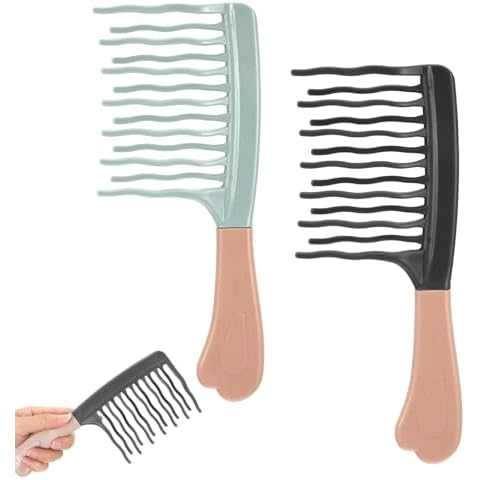 fernfern Double-Row Wide Tooth Comb for Curly Hair Cover