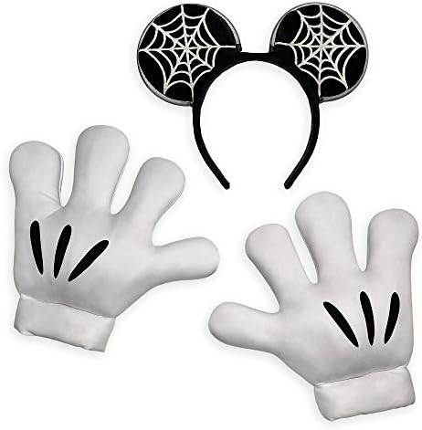 Disney Mickey Mouse Light-Up Skeleton Costume Accessory Set for Adults ONE SIZE