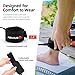 Abahub Premium Coil SUP Leash, 10 ft Black Coiled Paddle Board Leashes, 7.2mm Thick Legrope Strap for Longboard Surfboards, Stand-up Paddleboards, iSUP Replacement Leg Rope
