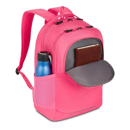 SwissGear Orientation Laptop Backpack, Pink, 17"x12"x7" image 7