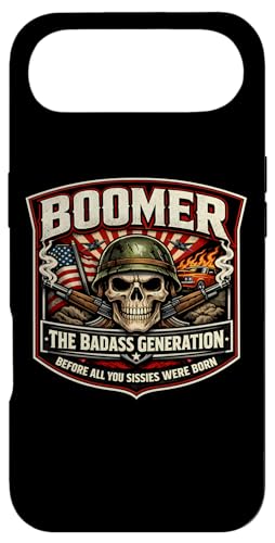 USA �u�[�}�[���� Badass Before You Sissies Were Before You Sissies Were Born �X�}�z�P�[�X iPhone Air �p